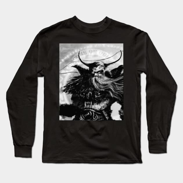 Fontaine Exclusives Sons Of Odin #163 Long Sleeve T-Shirt by Fontaine Exclusives